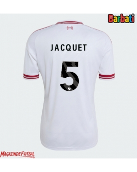 Liverpool Jeremy Jacquet #5 Tricou Fotbal Replică 2026-27 Barbati Deplasare Liverpool Jeremy Jacquet #5 Tricou Fotbal Replică 2026-27 Barbati Deplasare